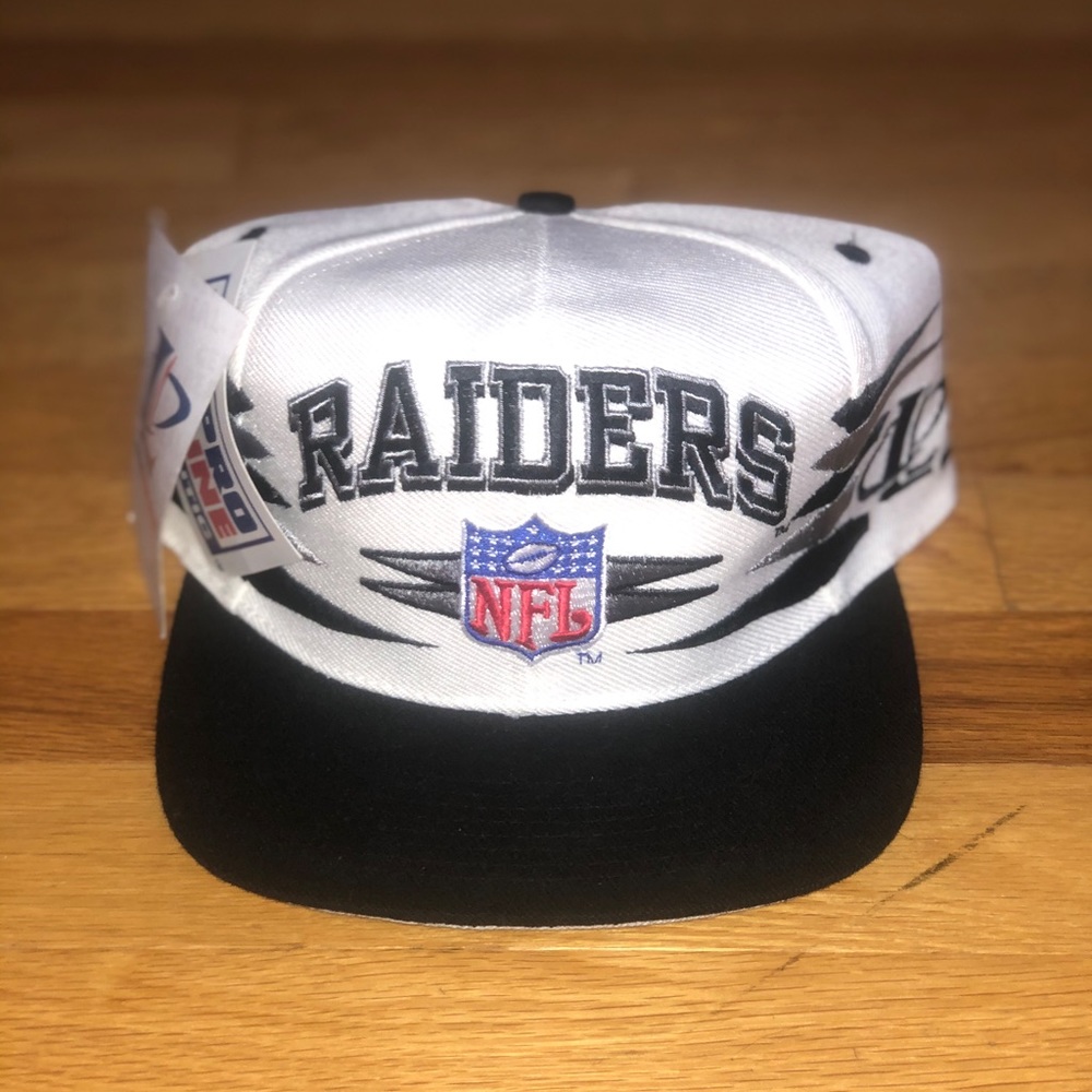 Vintage Authentic Logo Athletic Raiders SnapBack